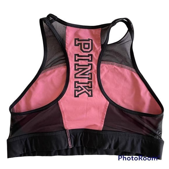 Victoria’s Secret PINK Nation High Neck Ladies Sports Bra, M - Picture 2 of 4